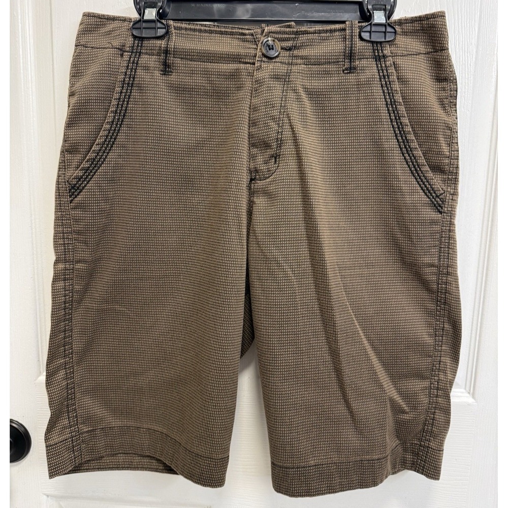 Vintage Camel Trophy Shorts Men's 32 Houndstooth Utility Dad 90's Y2K Joe Cotton